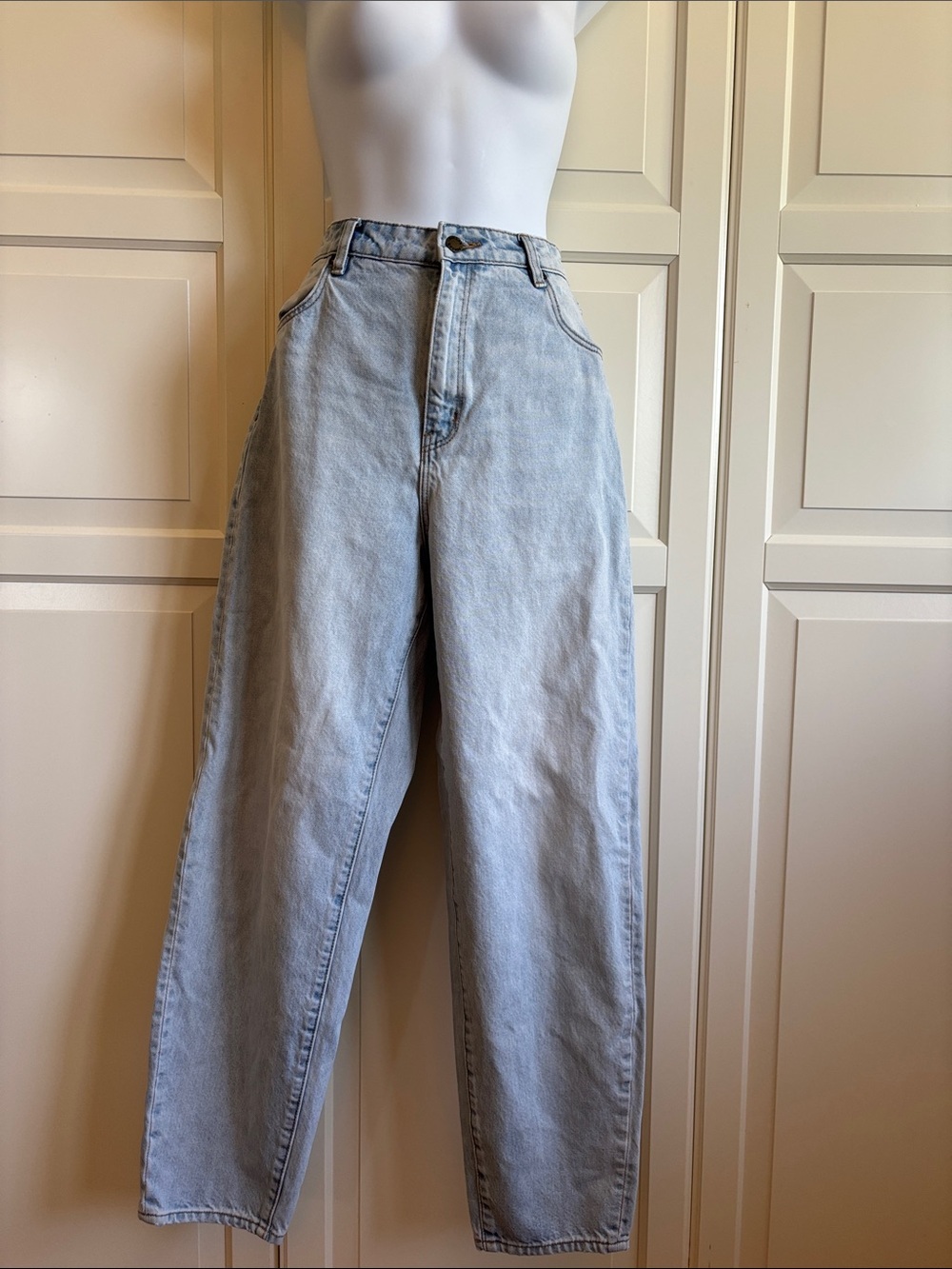 ROLLA'S High Rise Light Blue Baggy Jeans - Picture 4 of 14